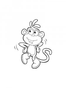 Monkey Coloring Pages 95