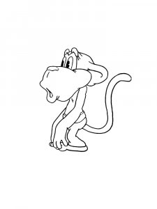 Monkey Coloring Pages 98
