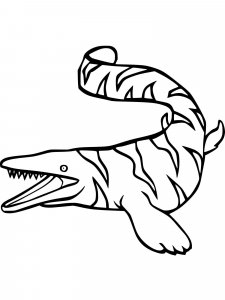 Mosasaurus coloring page - picture 2