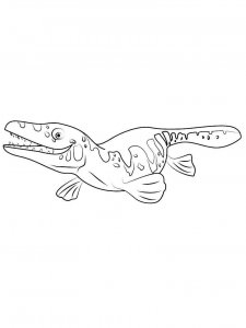 Mosasaurus coloring page - picture 3