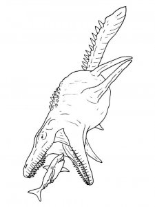 Mosasaurus coloring page - picture 5