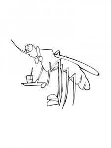 Mosquito coloring page - picture 14