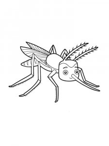 Mosquito coloring page - picture 20