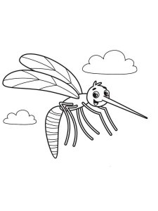 Mosquito coloring page - picture 33