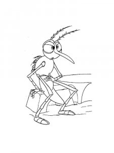 Mosquito coloring page - picture 5