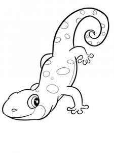 Newt coloring page - picture 11