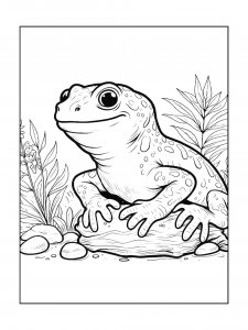 Newt Coloring Pages 17
