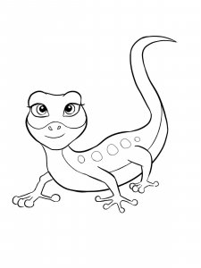 Newt coloring page - picture 7