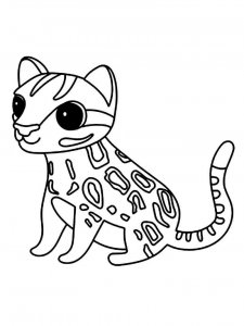 Ocelot coloring page - picture 2