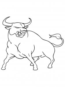Ox coloring page - picture 5
