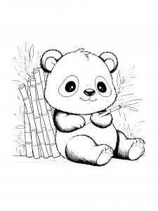 Panda Coloring Pages 42