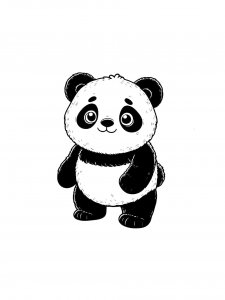 Panda Coloring Pages 44