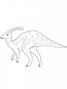 Parasaurolophus coloring page - picture 18