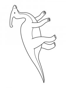 Parasaurolophus coloring page - picture 7
