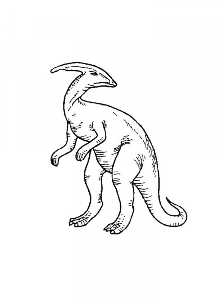 Parasaurolophus coloring pages