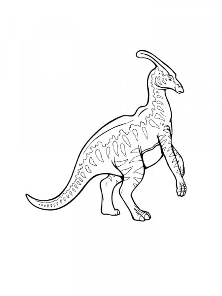 Parasaurolophus coloring pages