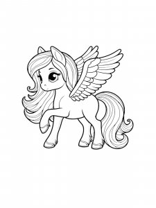 Pegasus Coloring Pages 32