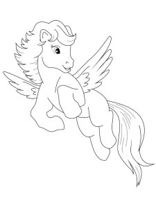 Pegasus coloring page - picture 6