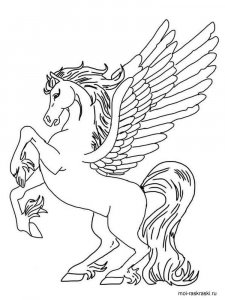 Pegasus coloring page - picture 8