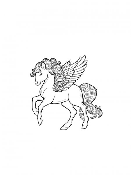 Pegasus coloring pages