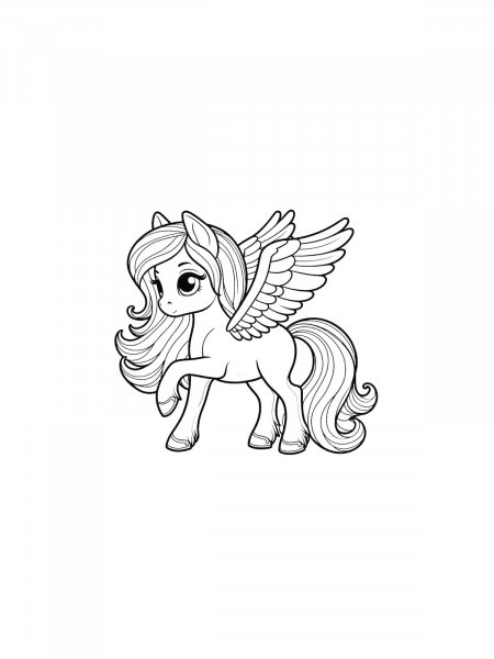 Pegasus coloring pages