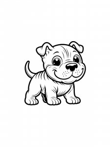 Pitbull Coloring Pages 20