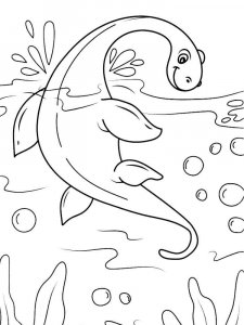 Plesiosaurus coloring page - picture 14