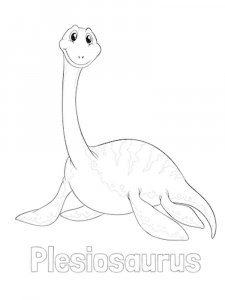 Plesiosaurus coloring page - picture 16