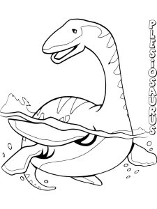 Plesiosaurus coloring page - picture 19
