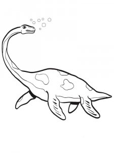 Plesiosaurus coloring page - picture 23