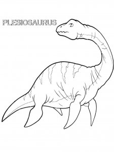 Plesiosaurus coloring page - picture 24