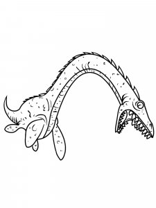 Plesiosaurus coloring page - picture 26