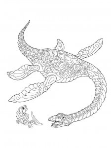 Plesiosaurus coloring page - picture 27