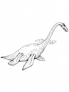 Plesiosaurus Coloring Pages 4