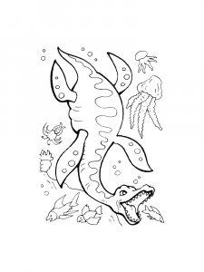 Plesiosaurus Coloring Pages 5