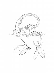 Plesiosaurus Coloring Pages 6
