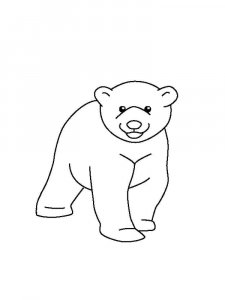 Polar Bear coloring page - picture 12