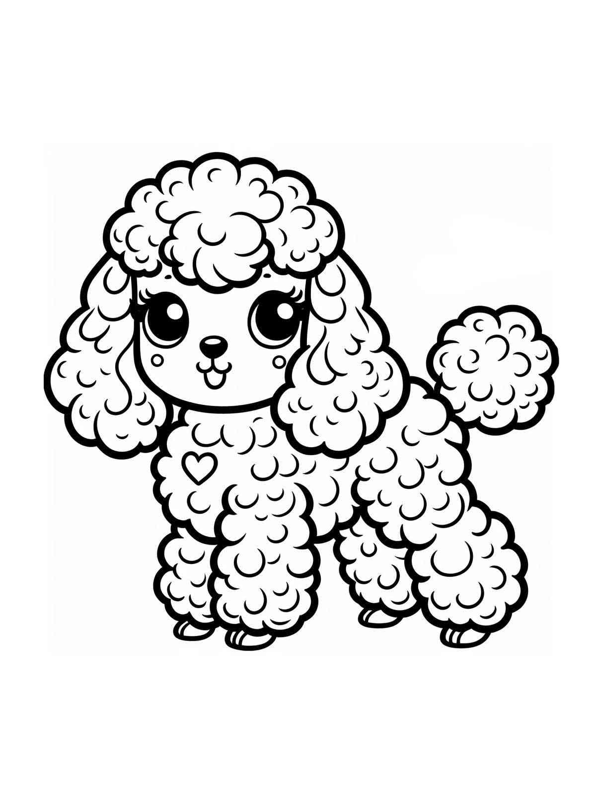 Poodle Coloring Pages