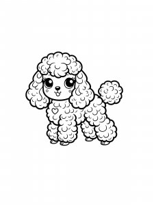 Poodle Coloring Pages 21