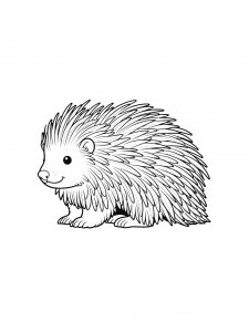 Porcupine Coloring Pages 15