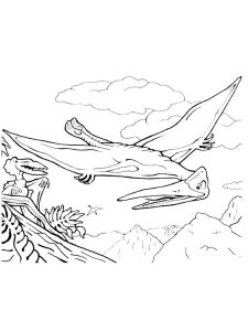 Pterodactyl coloring page - picture 19