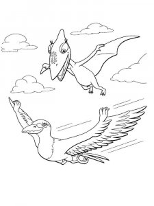 Pterodactyl coloring page - picture 23