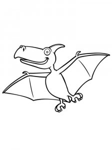 Pterodactyl coloring page - picture 7