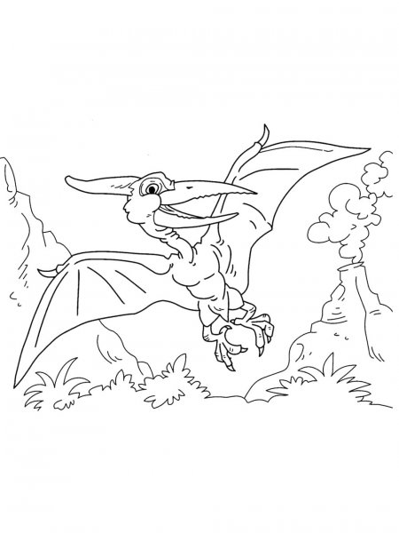 Pterodactyl coloring pages