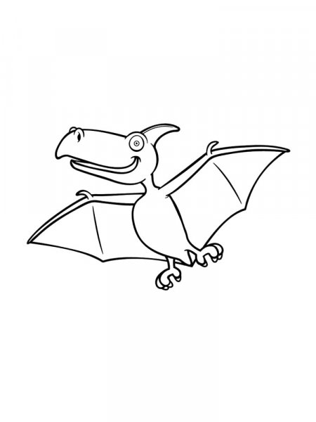 Pterodactyl coloring pages