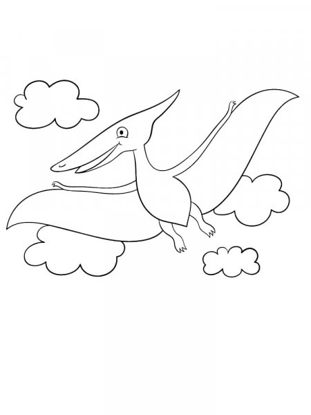 Pterodactyl coloring pages