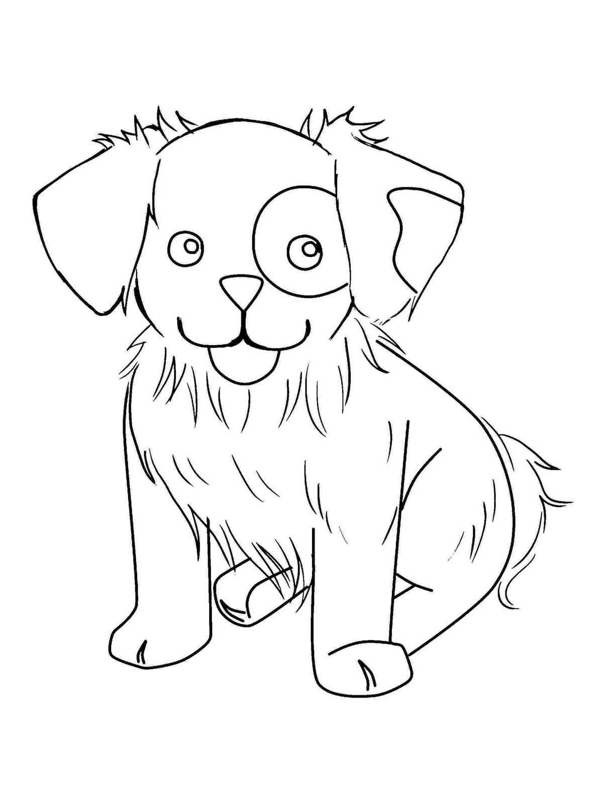 Free Puppy coloring pages. Download and print Puppy coloring pages