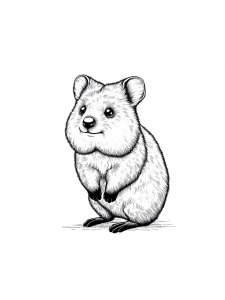 Quokka Coloring Pages 26