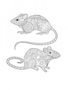 Rat coloring page - picture 18