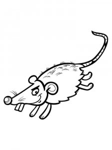 Rat coloring page - picture 9